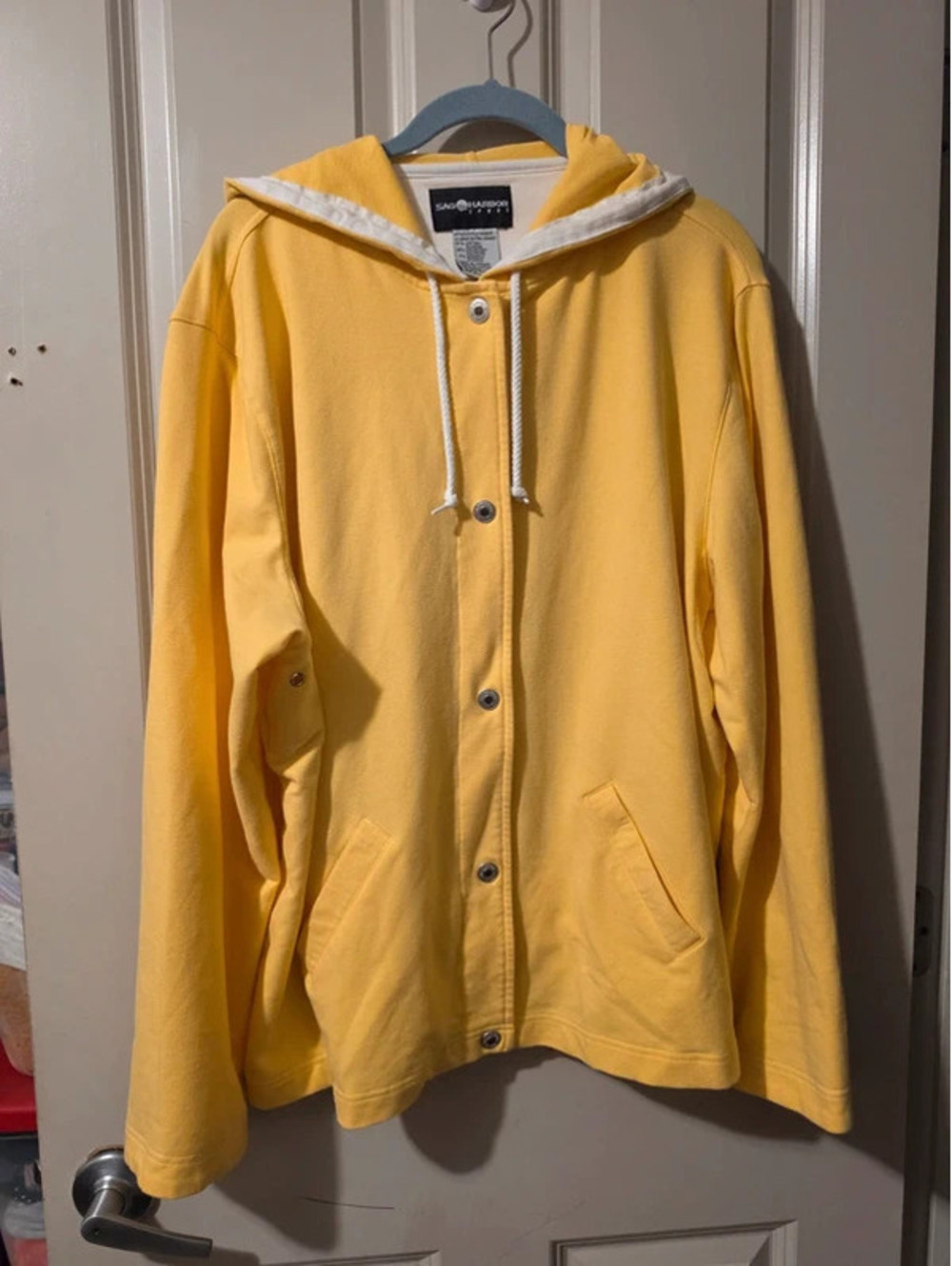 Sag Harbor Sport Snap-front Hooded Sweatshirt